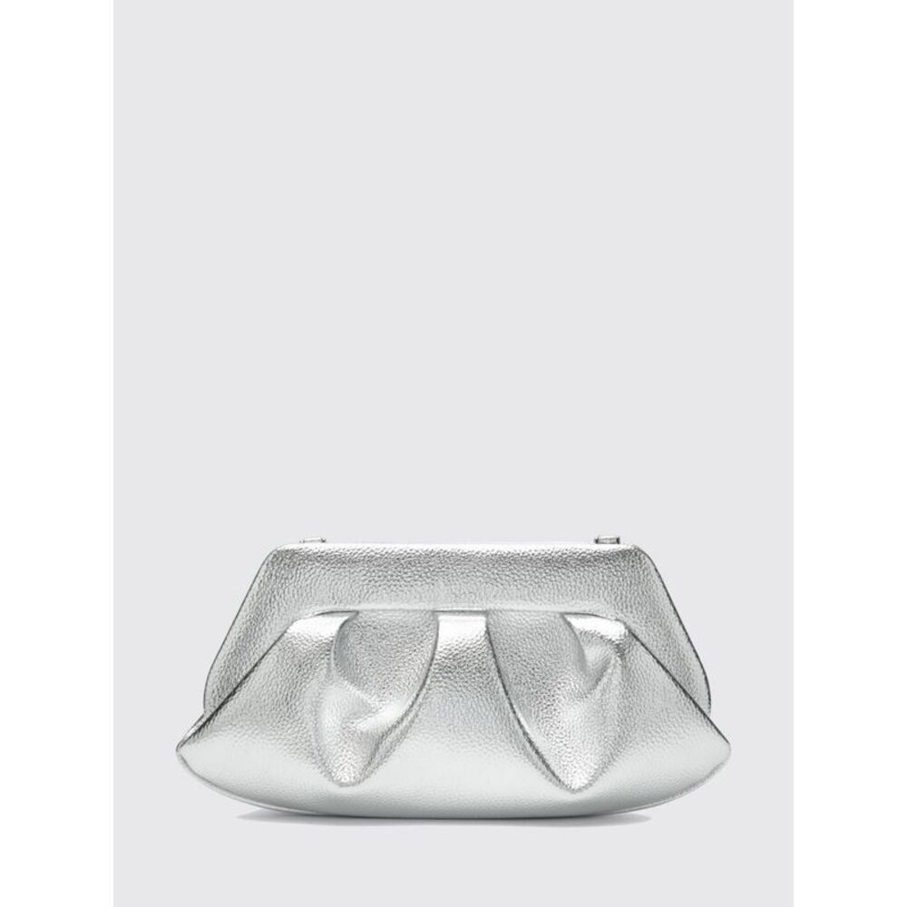 Themoire Clutch Woman Silver